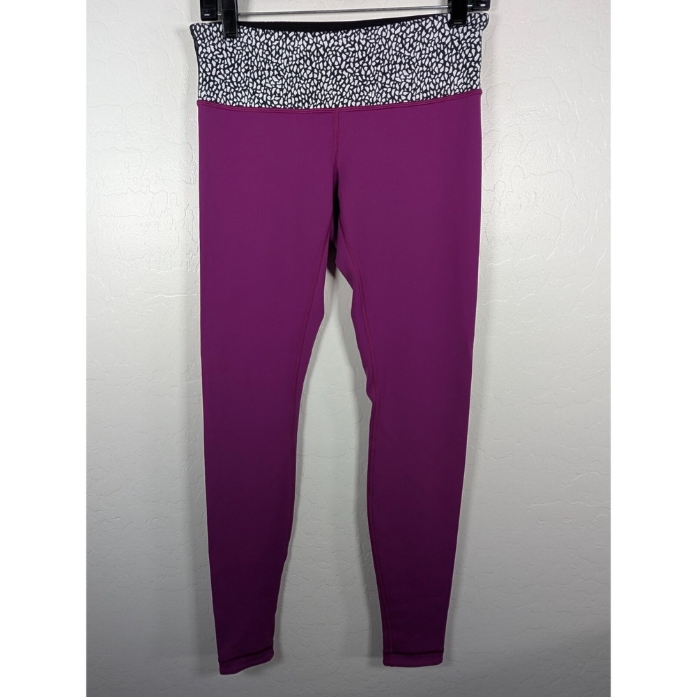 Lululemon Pants Women's 8 Violet Stretch Length 28 Inseam Activewear Leggings‎